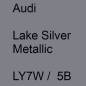 Preview: Audi, Lake Silver Metallic, LY7W /  5B.